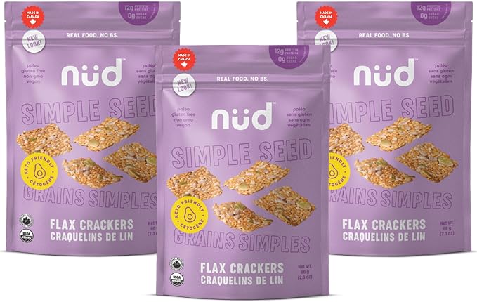 Nud Fud Simple Seed Crackers | 3-Pack